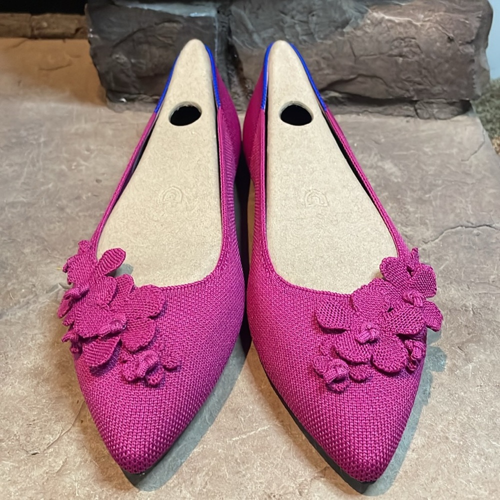 Rothy’s The Petal Point II Bramble Women’s Size 12.5 - Picture 4 of 9